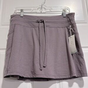 Balance Collection Skort, boxer lined,hip pockets, drawstring tie waist,lavendar